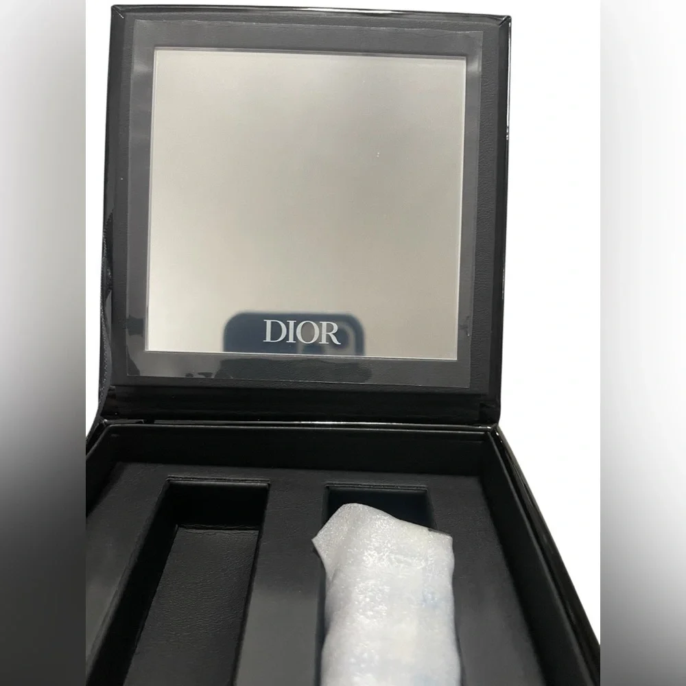 NEW in Box Dior VIP Black Hard Sided Patent Jewelry Case